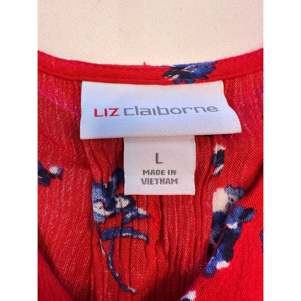 Womens Top Bundle Size L Liz Claiborne Sonoma Naif Covington Floral Striped 4pc - Picture 3 of 12